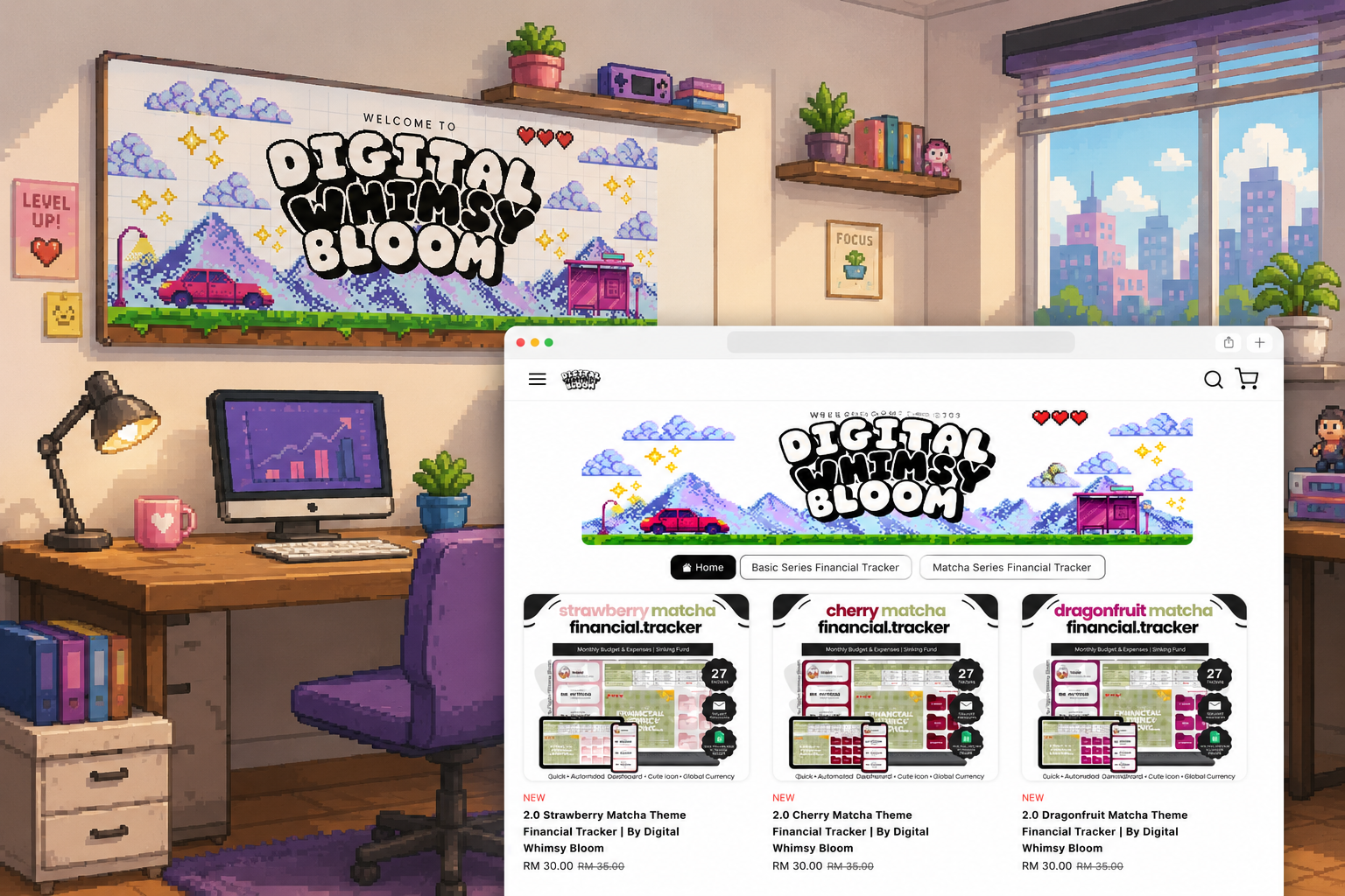 Digital Products store example