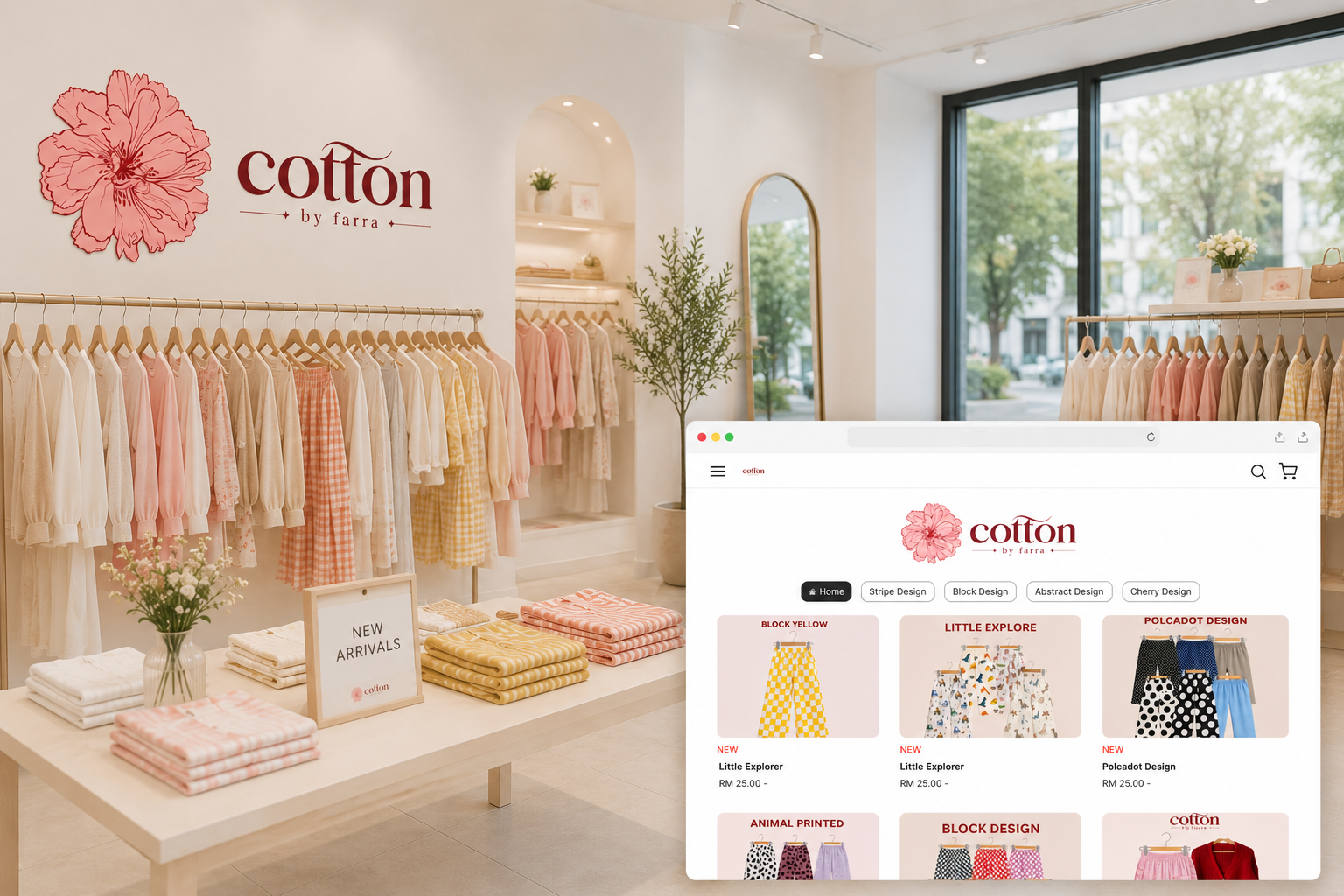 Fashion & Apparel store example