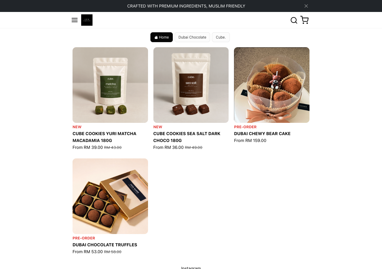 HOM Bakes storefront