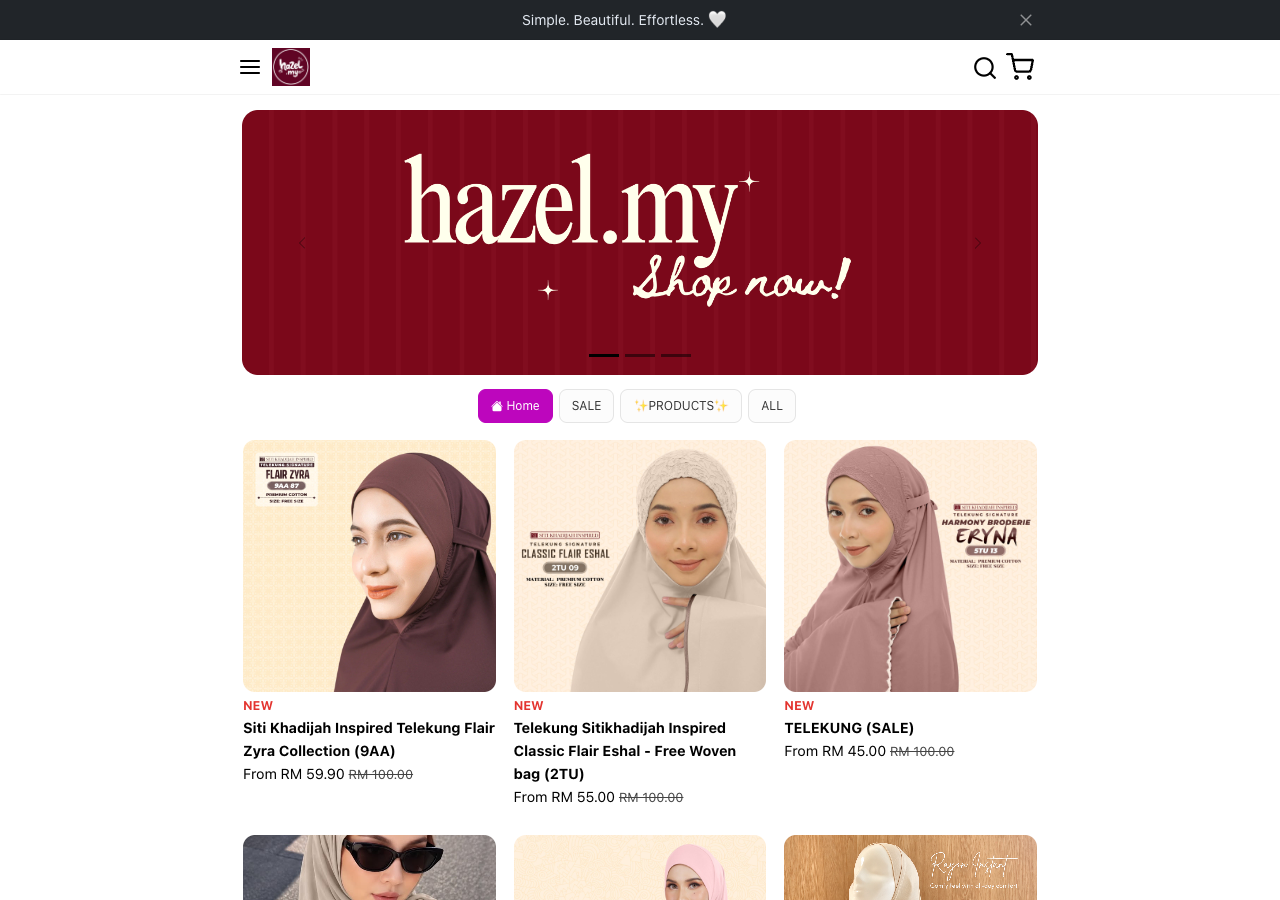 Hazel.my storefront