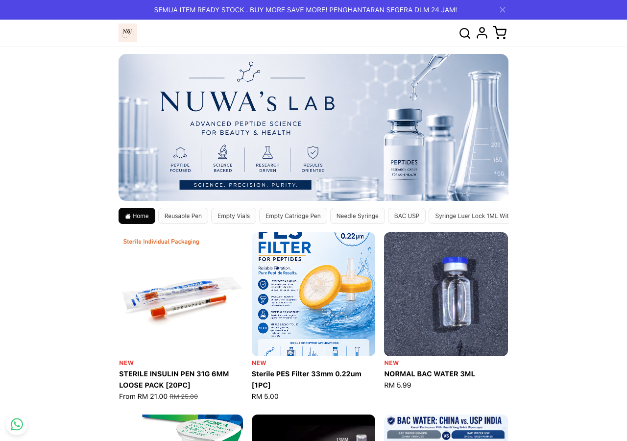 NUWA's LAB storefront
