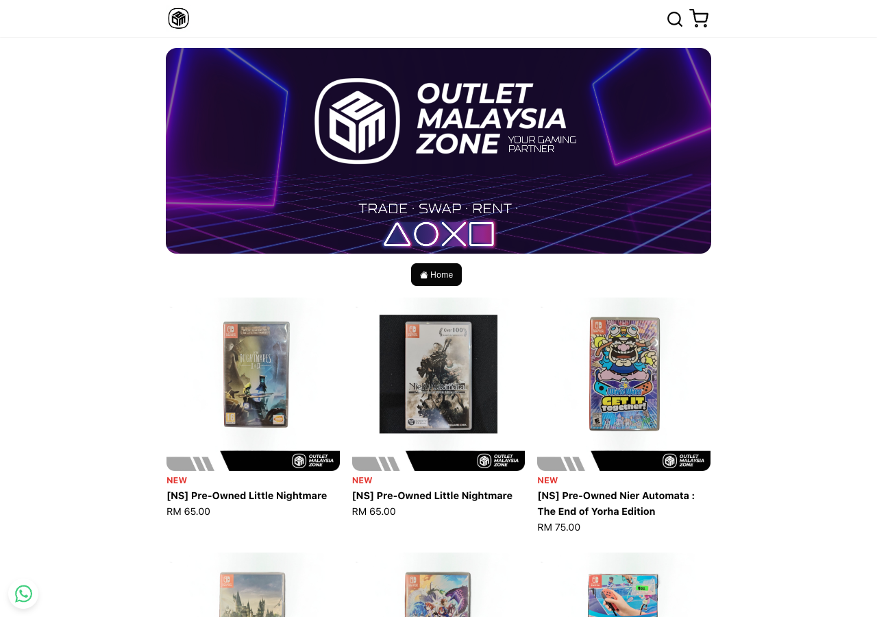 Outlet Malaysia Zone storefront