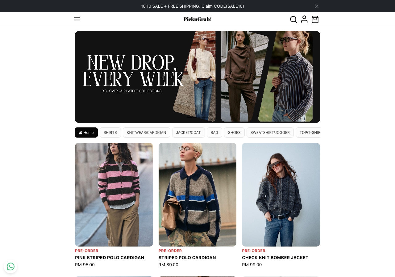 pickngrabcloset storefront