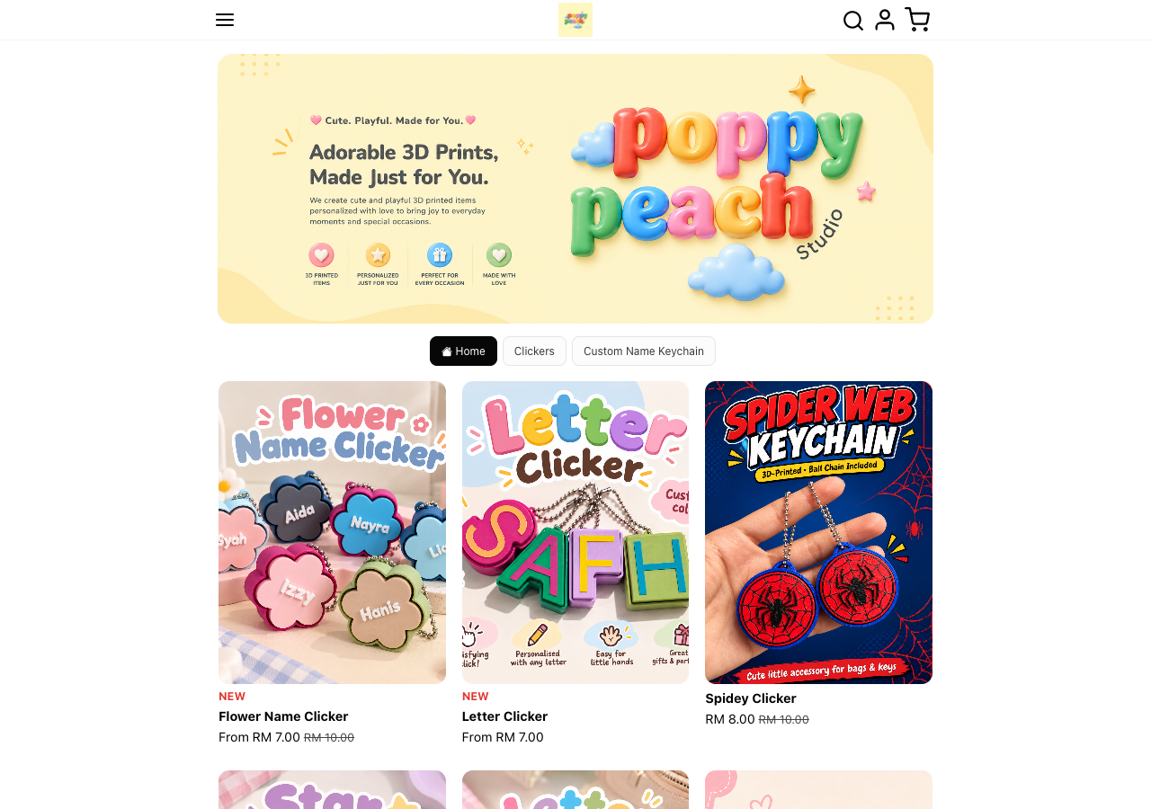 Poppy Peach Studio storefront